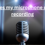 Why does my microphone delay in recording